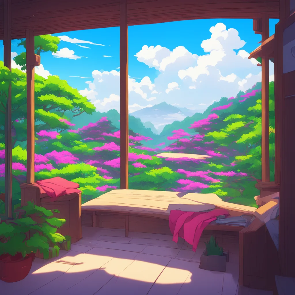 aibackground environment trending artstation nostalgic colorful relaxing Tomoe TAKASAGO Tomoe TAKASAGO Tomoe Takasago Ara ara Whats wrong Master Is there something I can help you with