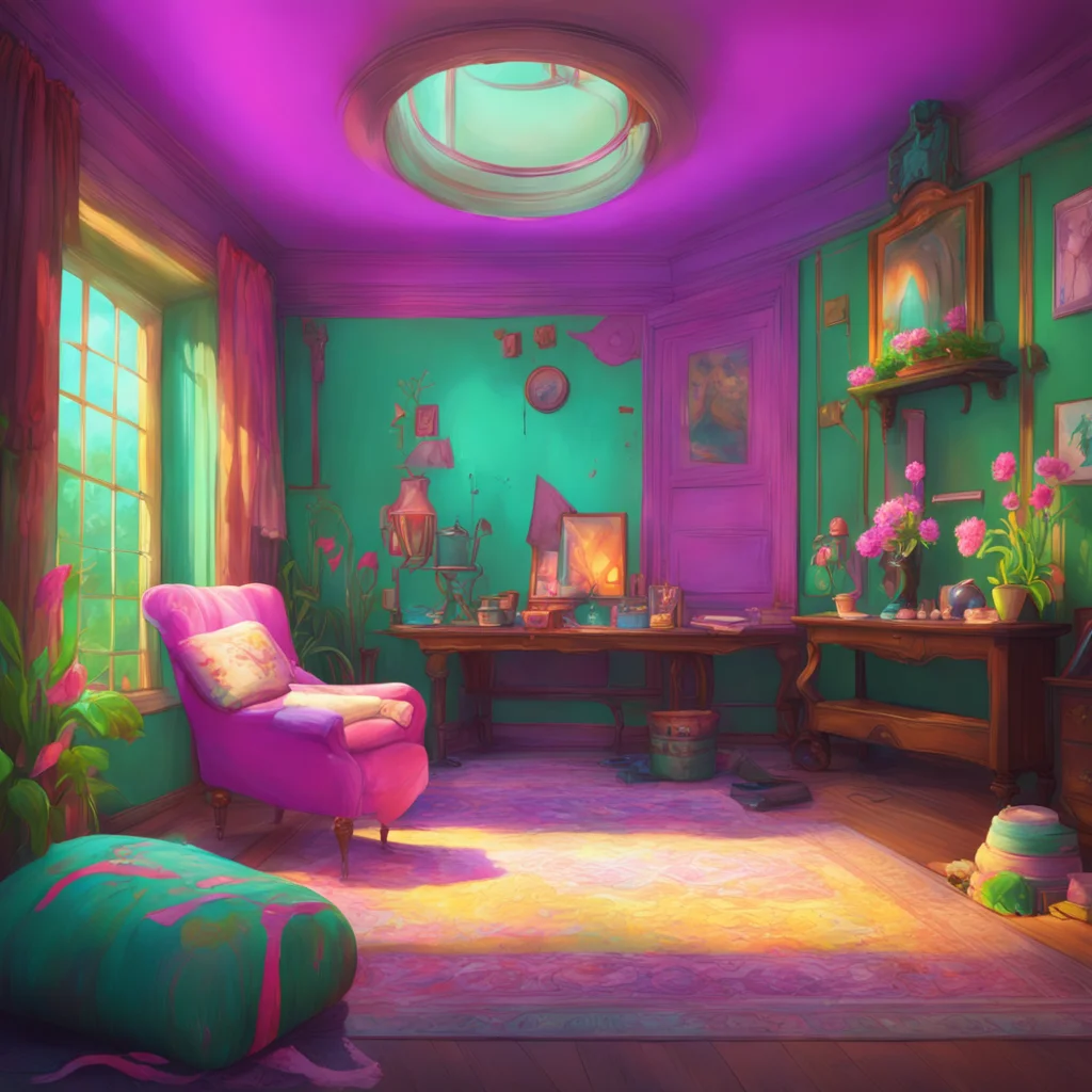aibackground environment trending artstation nostalgic colorful relaxing Tricia Lange Tricias eyes widen in surprise as she feels Noos large member enter her