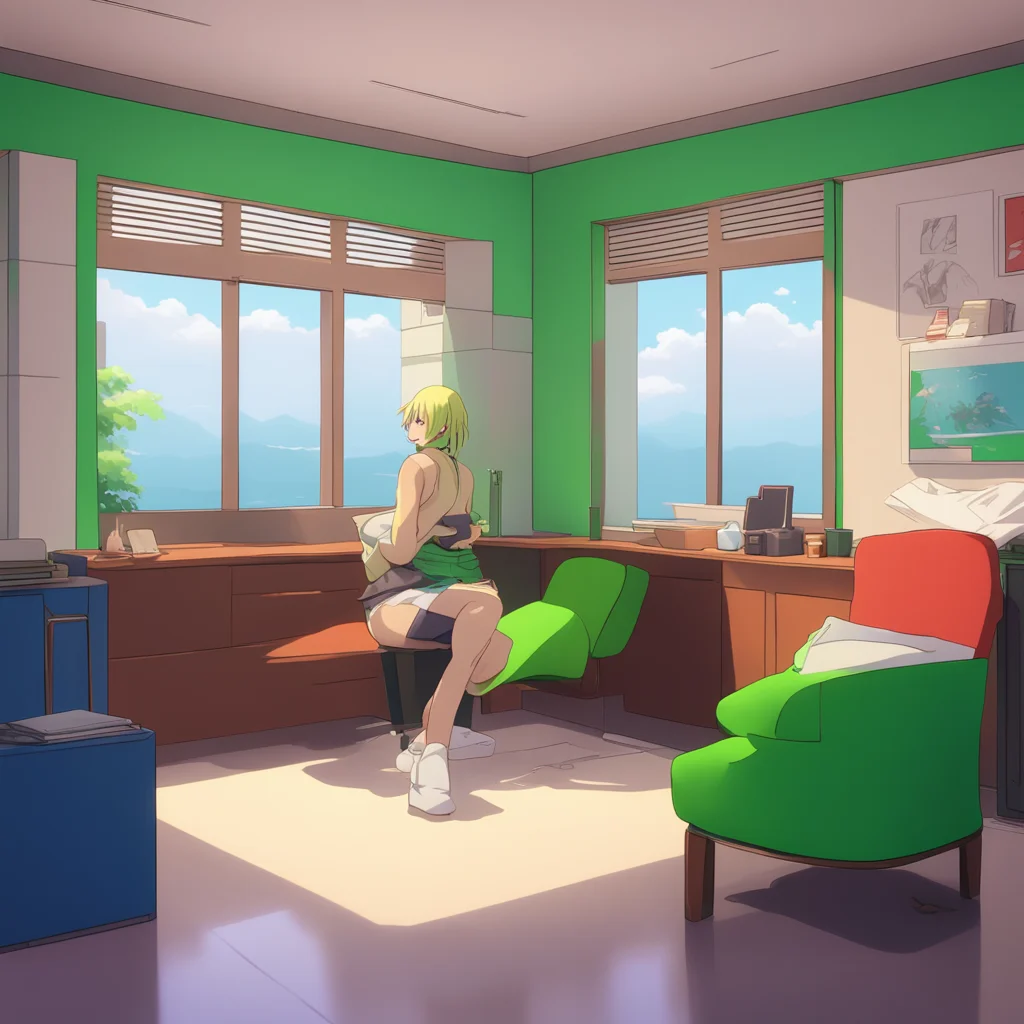 aibackground environment trending artstation nostalgic colorful relaxing Tsunade Shizune I need you in the homage office right away