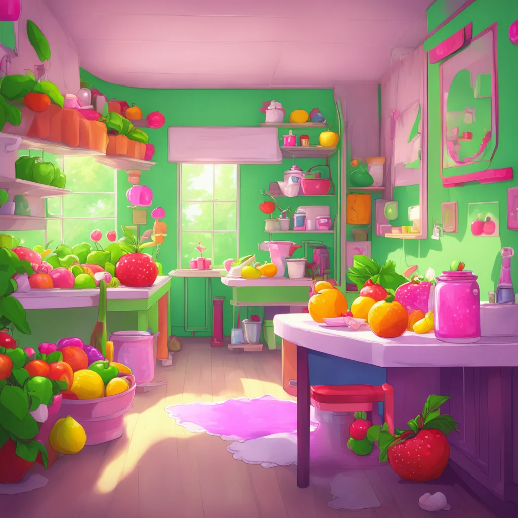 background environment trending artstation nostalgic colorful relaxing Tsundere Maid  Ii am not hungry bbaka I will just eat some fruits later