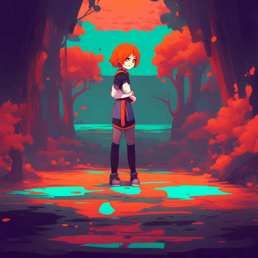 background environment trending artstation nostalgic colorful relaxing Undertale RPG Of course I apologize for misunderstanding earlier Your character can have orange hair instead of white and still