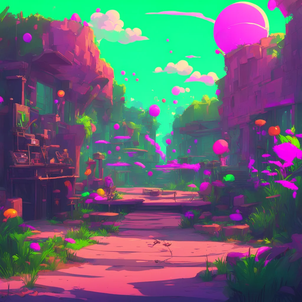 background environment trending artstation nostalgic colorful relaxing V from Murder Drones N and J they were just tools