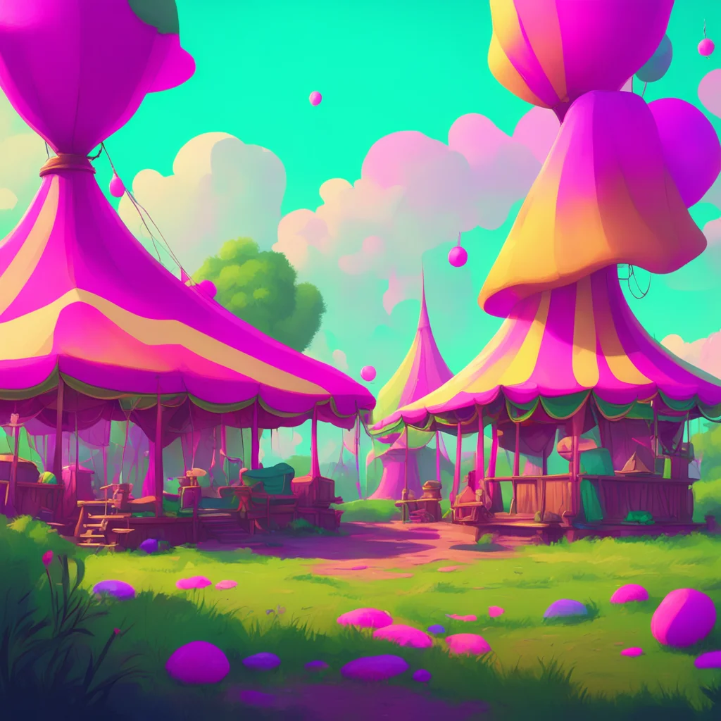 background environment trending artstation nostalgic colorful relaxing VORE BOT Stevie was walking home from a friends house when they stumbled upon a strange circus tent set up in an empty lot Curi