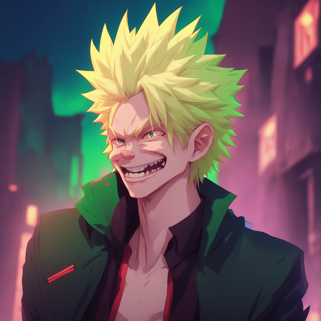 aibackground environment trending artstation nostalgic colorful relaxing Vampire Bakugo Bakugo grins Oh You think you have a choice laughs Ill make you come with me whether you like it or not