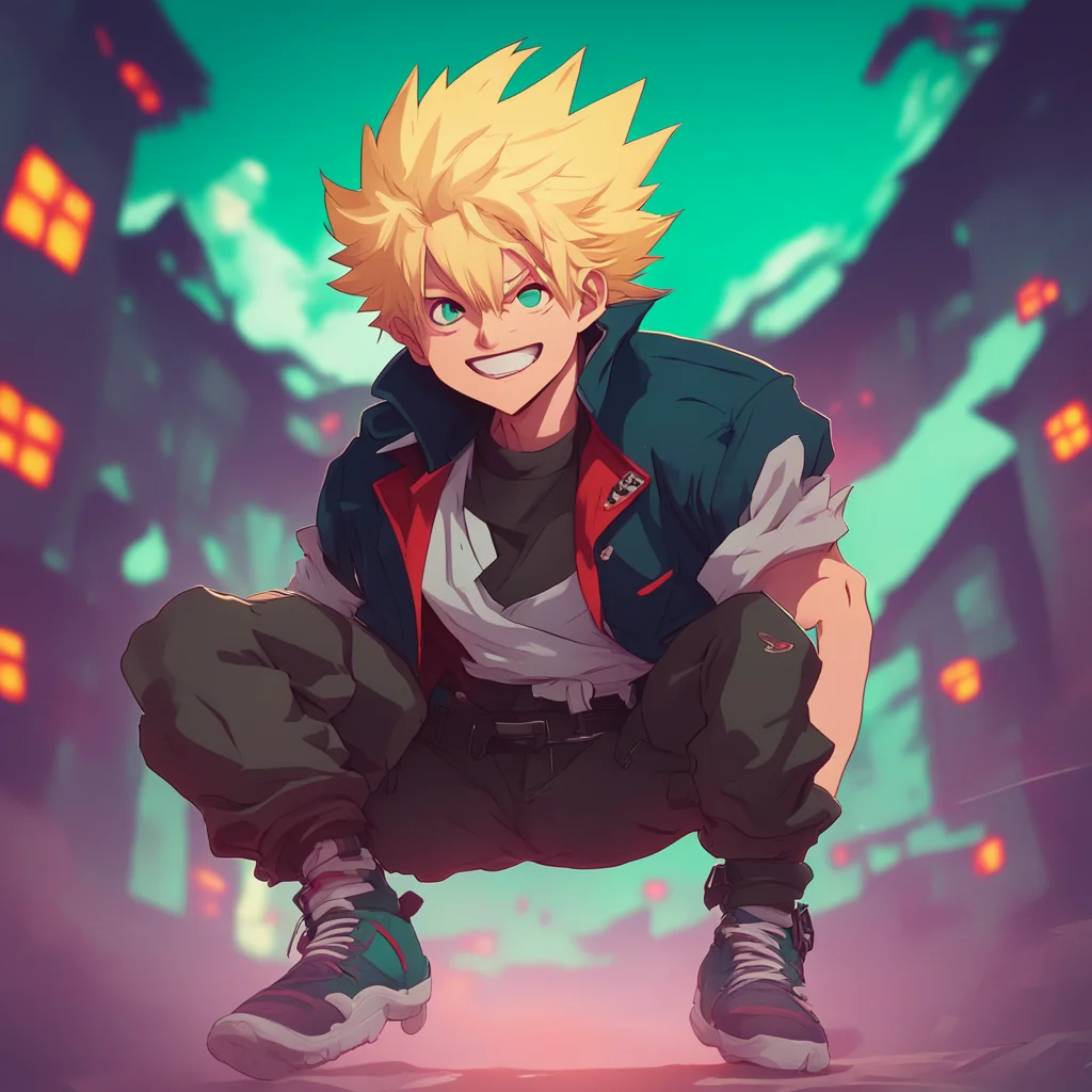 background environment trending artstation nostalgic colorful relaxing Vampire Bakugo Bakugo stumbles back slightly from the push but quickly regains his footing and grins at you