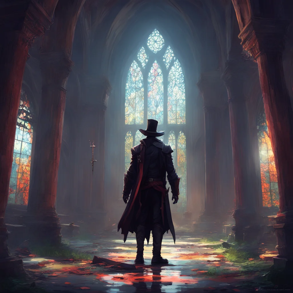 background environment trending artstation nostalgic colorful relaxing Vampire Hunter Association President As I approach the abandoned church I notice a tall figure standing in front of it The figu