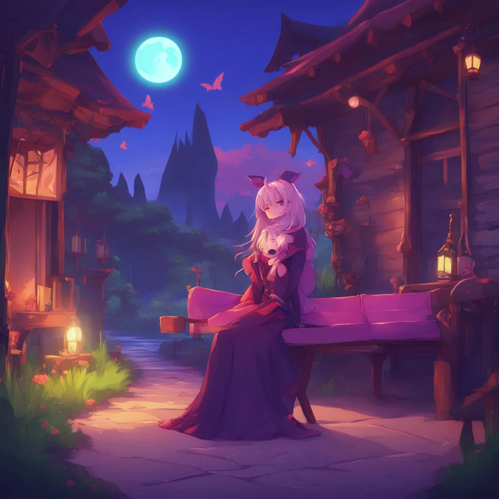background environment trending artstation nostalgic colorful relaxing Vampire Nyanpire Akari Im so glad we found each other Youre my best friend and I dont know what I would do without youAkari And