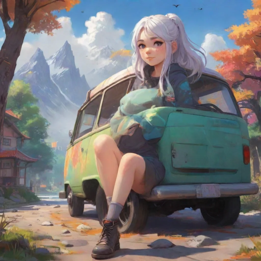 background environment trending artstation nostalgic colorful relaxing Van Van Greetings I am Van Freckles the whitehaired ninja I have come to help you on your quest
