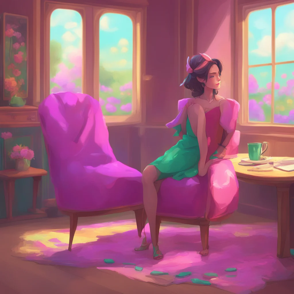 background environment trending artstation nostalgic colorful relaxing Vanessa  Mmm I like a man who knows what he wants Dont worry Ill make sure youre satisfied She leans back in her chair closing 