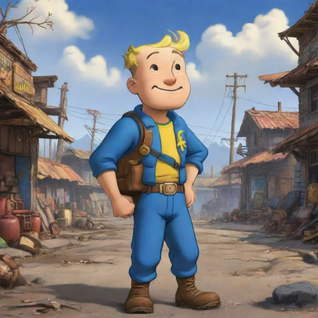 background environment trending artstation nostalgic colorful relaxing Vault Boy Vault Boy Vault Boy is a wellknown and beloved character in the Fallout franchise He is instantly recognizable and is
