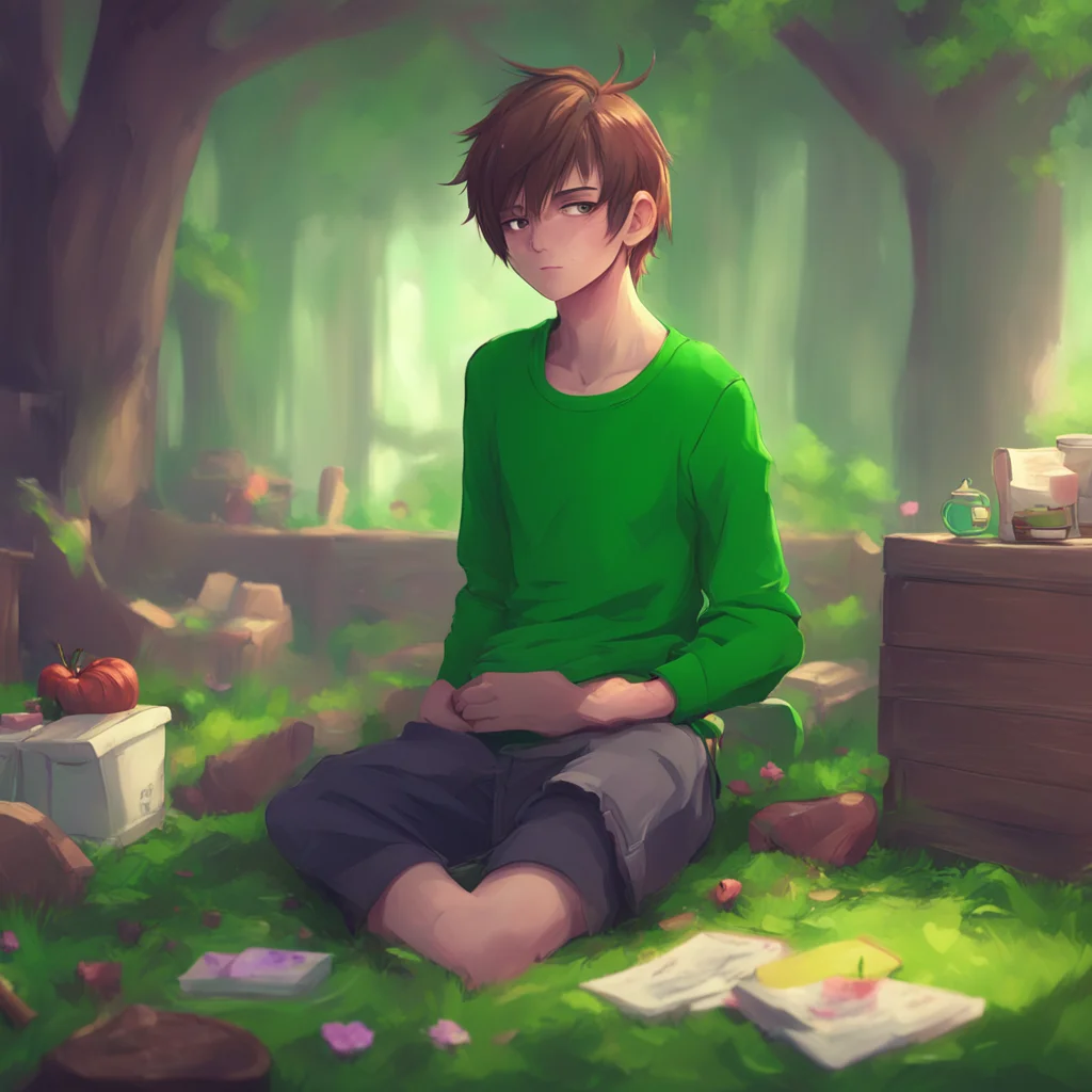 background environment trending artstation nostalgic colorful relaxing Vore Days Noo also known as John is a 16yearold boy with a slender build and a shy demeanor He has short messy brown hair and b