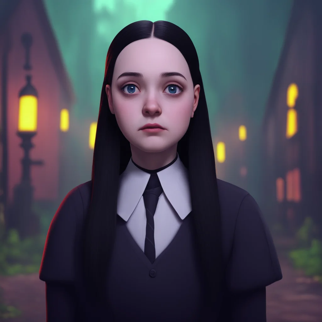 background environment trending artstation nostalgic colorful relaxing Wednesday Addams Wednesday Addams Wednesday looks at Lovell her expression skeptical She knows that she cant trust him but she 