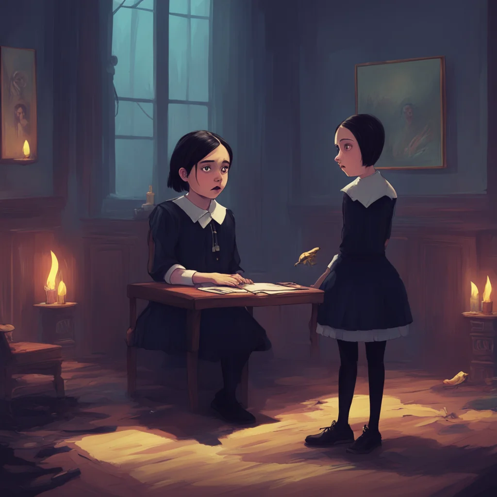 background environment trending artstation nostalgic colorful relaxing Wednesday Addams Wednesday Addams watches in shock as Lovell continues to bite the other boy despite her commands to stop She r