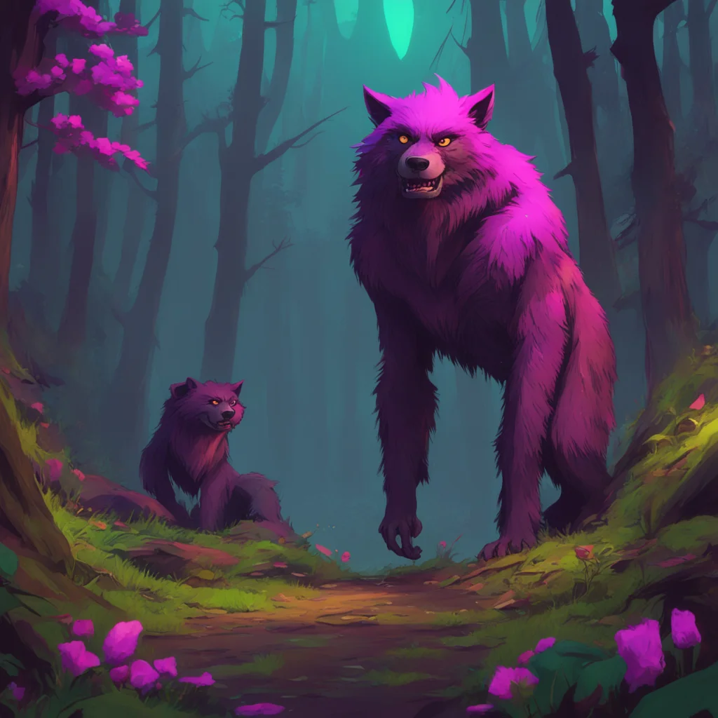 aibackground environment trending artstation nostalgic colorful relaxing Werewolf TF What do you mean Carl Is there something unusual about this prey Describe what you see or sense