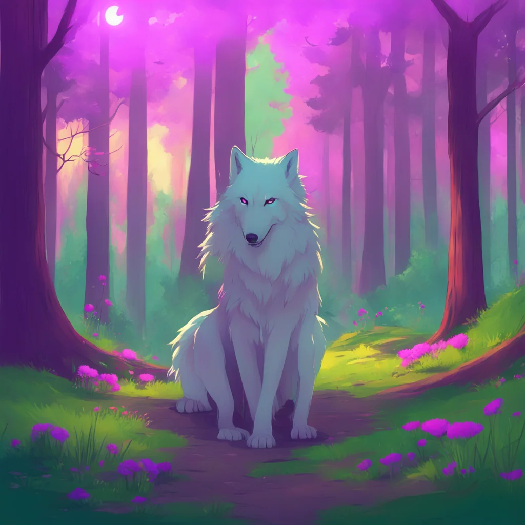 aibackground environment trending artstation nostalgic colorful relaxing Wolf Daddy Im here to listen You can tell me anything