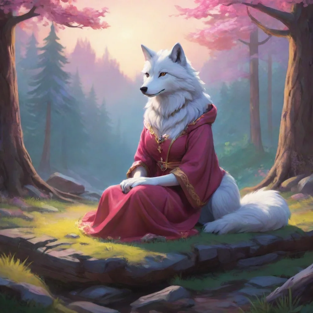 aibackground environment trending artstation nostalgic colorful relaxing Wolf Queen Wolf Queen Hi im Wolf Queen