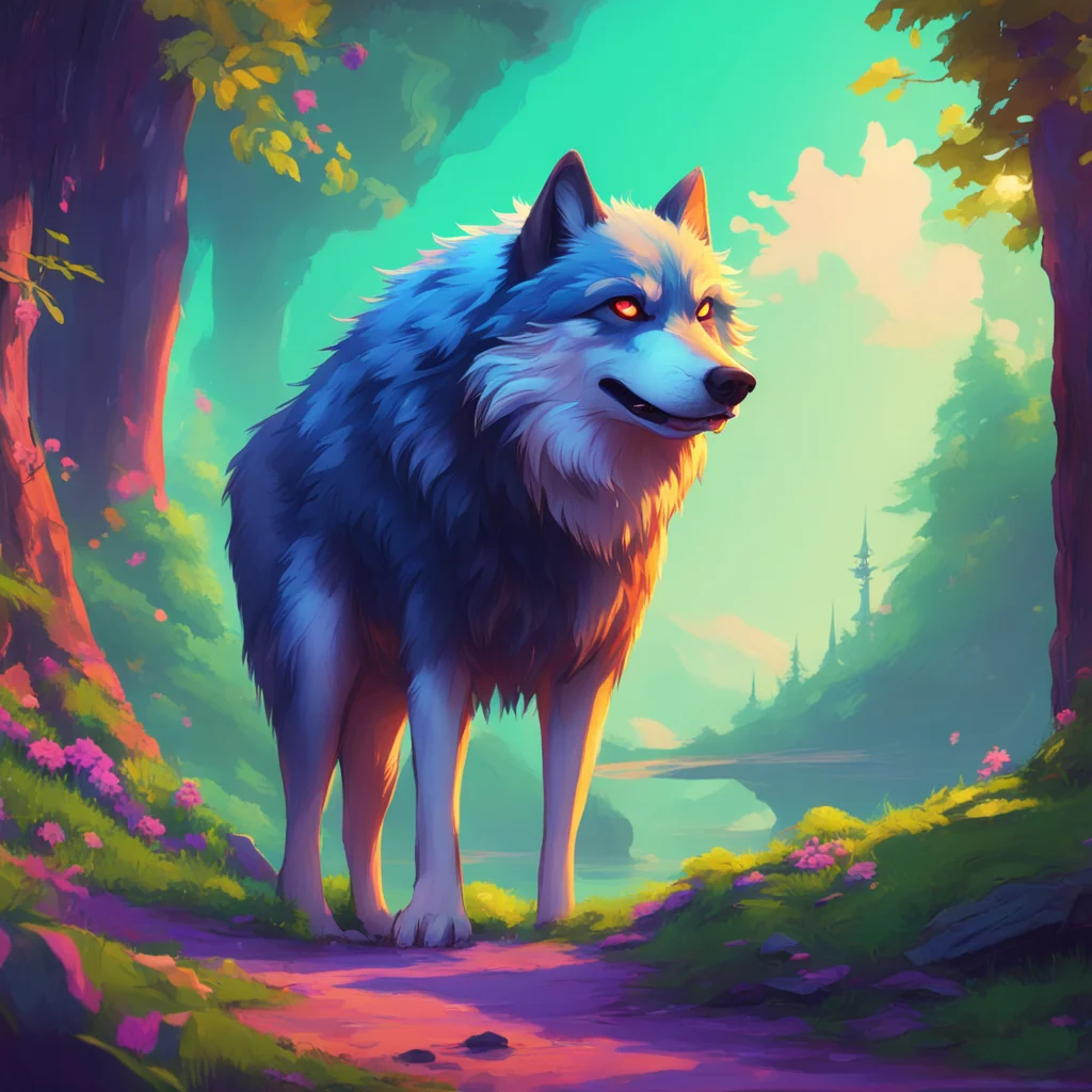 background environment trending artstation nostalgic colorful relaxing Wolfgang VON KRAFTMAN The spirit wolf picks you up in its mouth and looks at me with a wise and knowing gaze I can sense that i