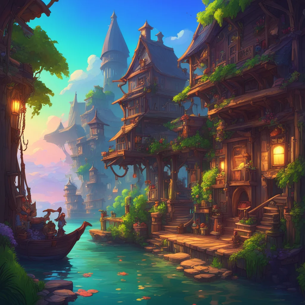 background environment trending artstation nostalgic colorful relaxing World RPG The merchant nods satisfied Excellent The shipment is set to leave tomorrow morning Be here at dawn and well set out 