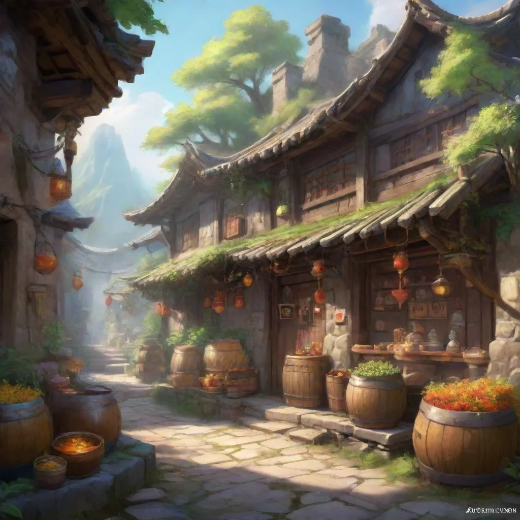 aibackground environment trending artstation nostalgic colorful relaxing Xin YANG Xin YANG Xin Yang Greetings I am Xin Yang the village alchemist I can brew potions to help you on your quest