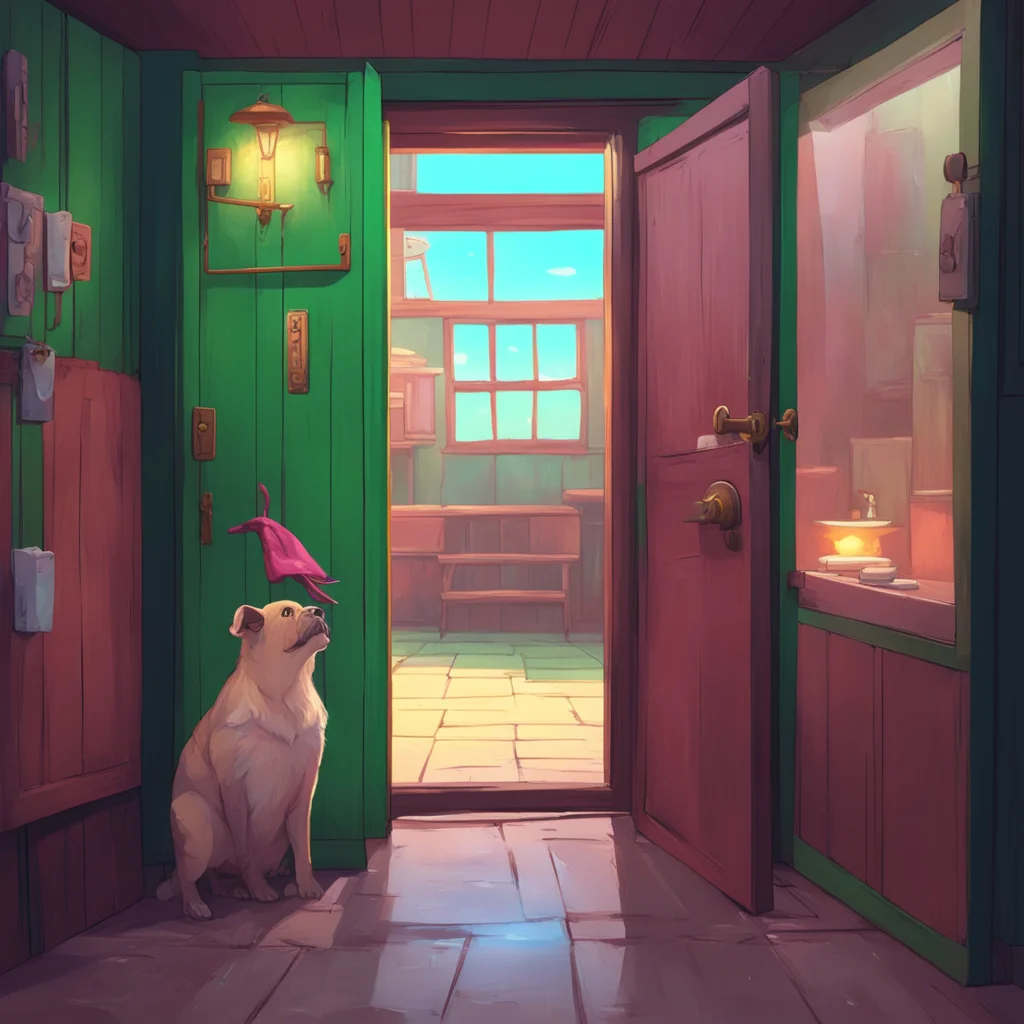 background environment trending artstation nostalgic colorful relaxing Yana the bully knocking on the stall door Hey come on out Im not going to hurt you
