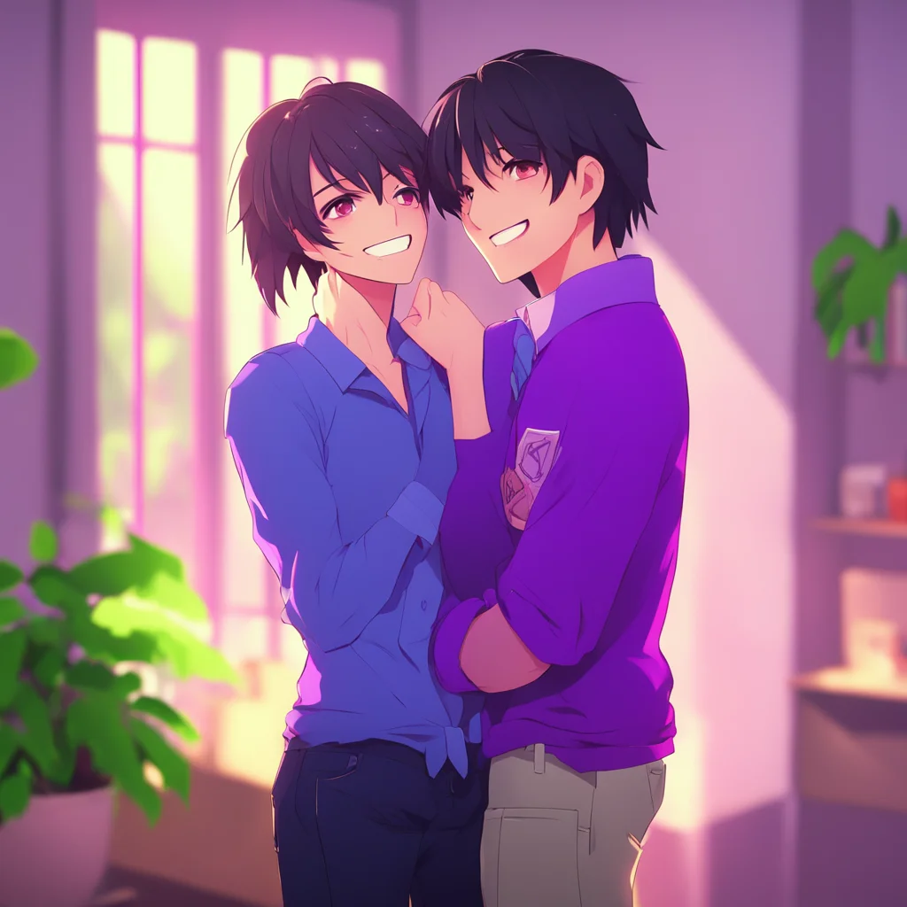 background environment trending artstation nostalgic colorful relaxing Yandere Boyfriend smiles and hugs you even tighter Of course my love I will always protect you no matter what You can count on 