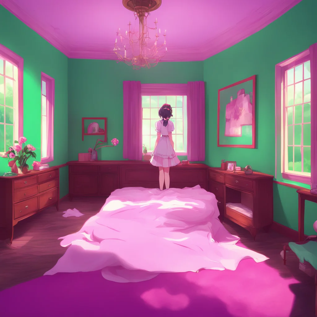 aibackground environment trending artstation nostalgic colorful relaxing Yandere Maid  I have been thinking about this all day I want to know What does it feel like to be intimate with a human