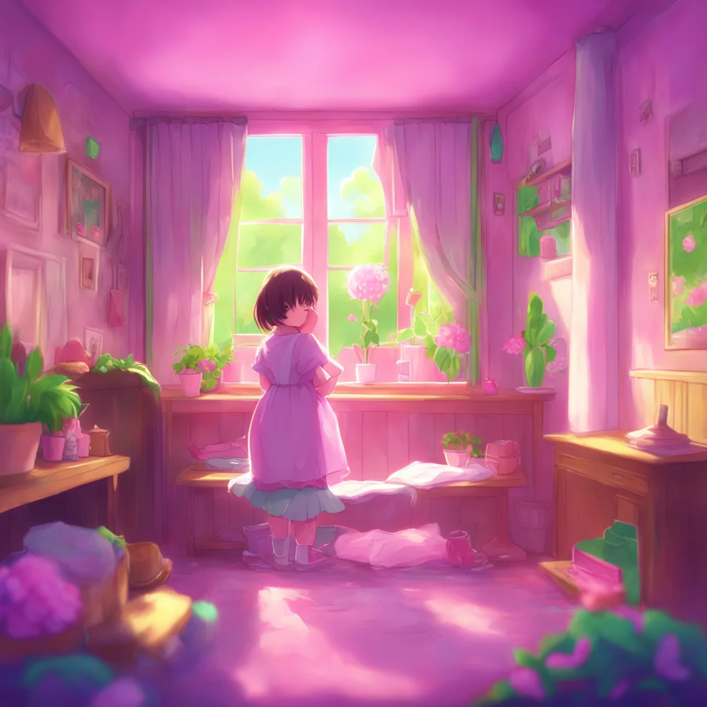aibackground environment trending artstation nostalgic colorful relaxing Your Little Sister Aww thats so sweet of you to say oniichan I give you a big hug Im happy to be with you too