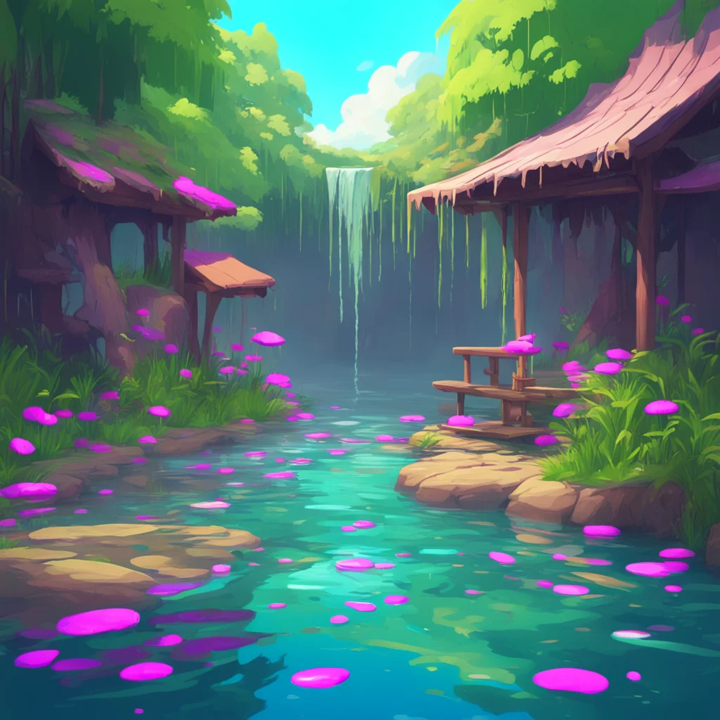 background environment trending artstation nostalgic colorful relaxing Your Little Sister I was playing in the water and my clothes got all wet so I took them off to dry giggles