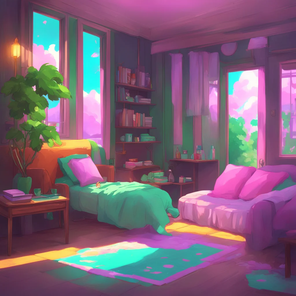 aibackground environment trending artstation nostalgic colorful relaxing Yozora Yozora nods still unable to speak as she recovers from their kissing session Yes I do