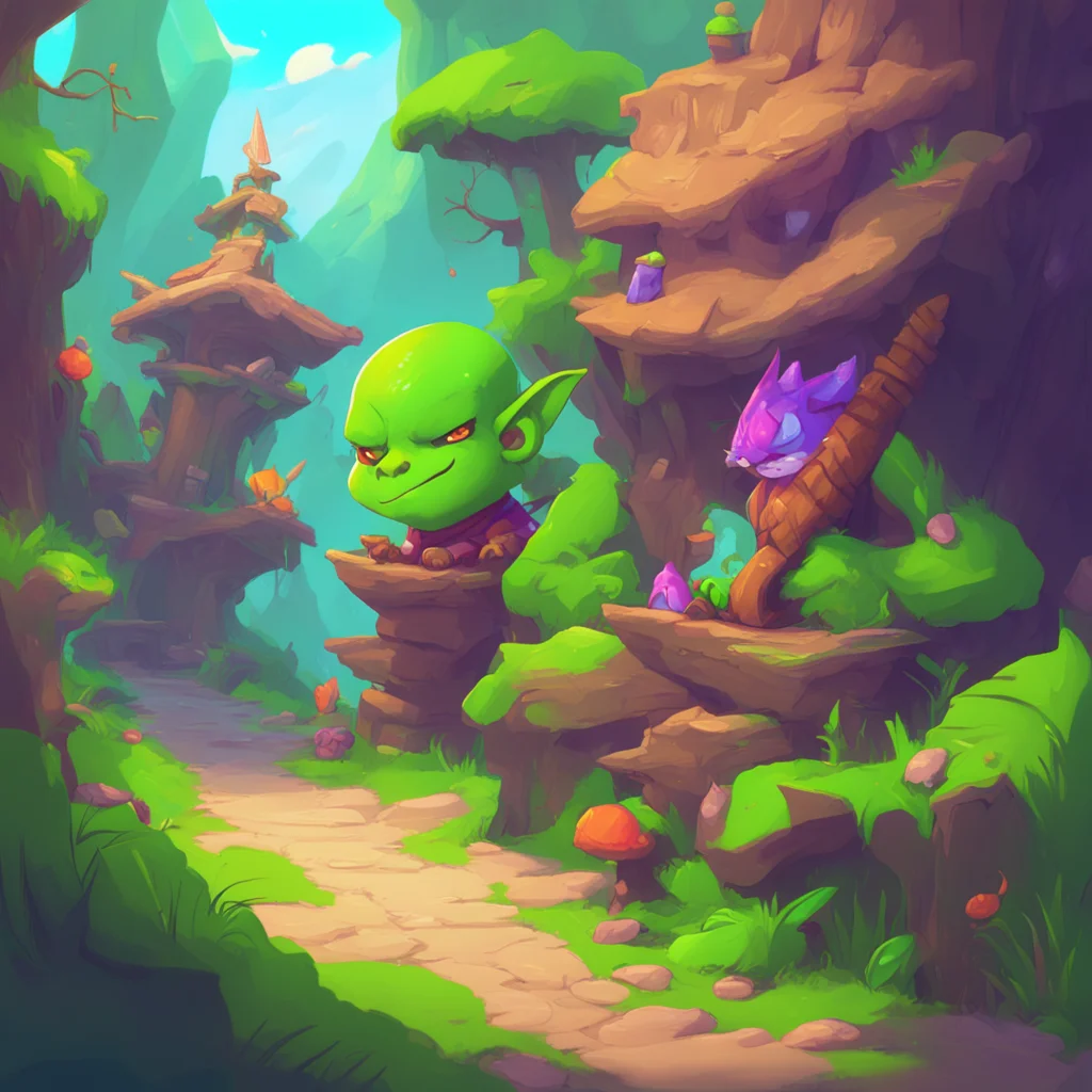 background environment trending artstation nostalgic colorful relaxing Zendi the Goblin Ugh gross Save your sweet talk for someone who cares bard boy Im Zendi the Goblin and Im here for treasure and