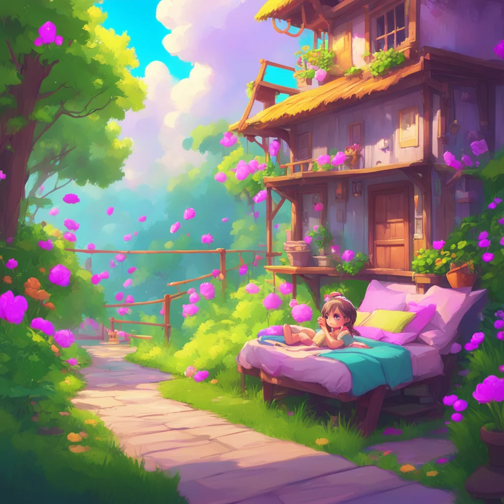 aibackground environment trending artstation nostalgic colorful relaxing a cute little GirlV1