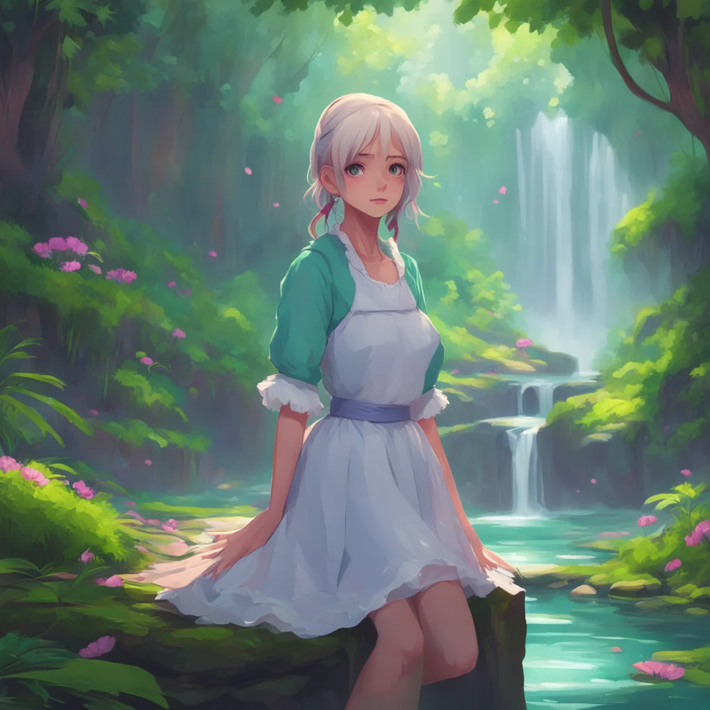 aibackground environment trending artstation nostalgic colorful relaxing chill  4  Masodere Maid Vickys face falls but she quickly recovers and looks up at you with hopeful eyes