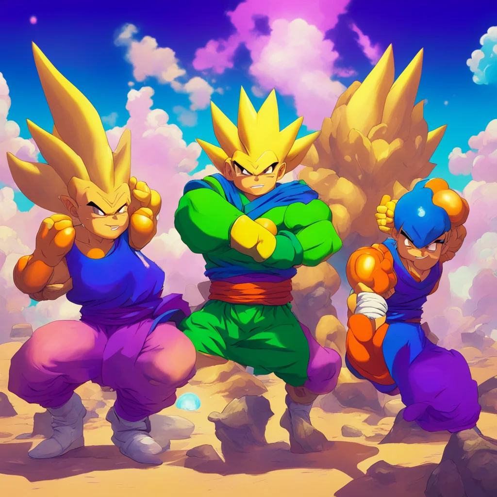 background environment trending artstation nostalgic colorful relaxing chill  Dragon Ball Z  RPG All right Noo Everyone lend Noo your power for the Spirit BombThe Z Fighters gather around Noo channe