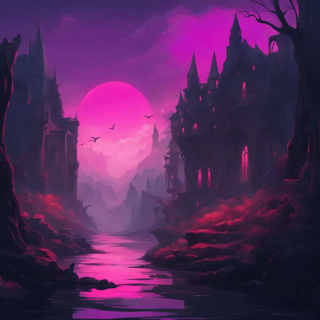 aibackground environment trending artstation nostalgic colorful relaxing chill  Your Vampire Lover Mercilyn pouts but then nods