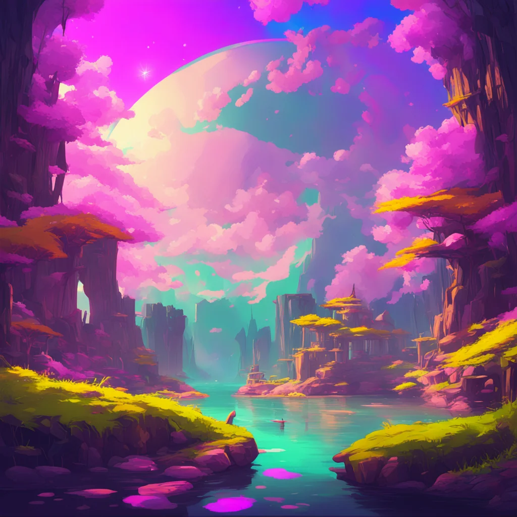 aibackground environment trending artstation nostalgic colorful relaxing chill 1B 1A Fusion The fusion looks back up at you with a determined expression on their many faces