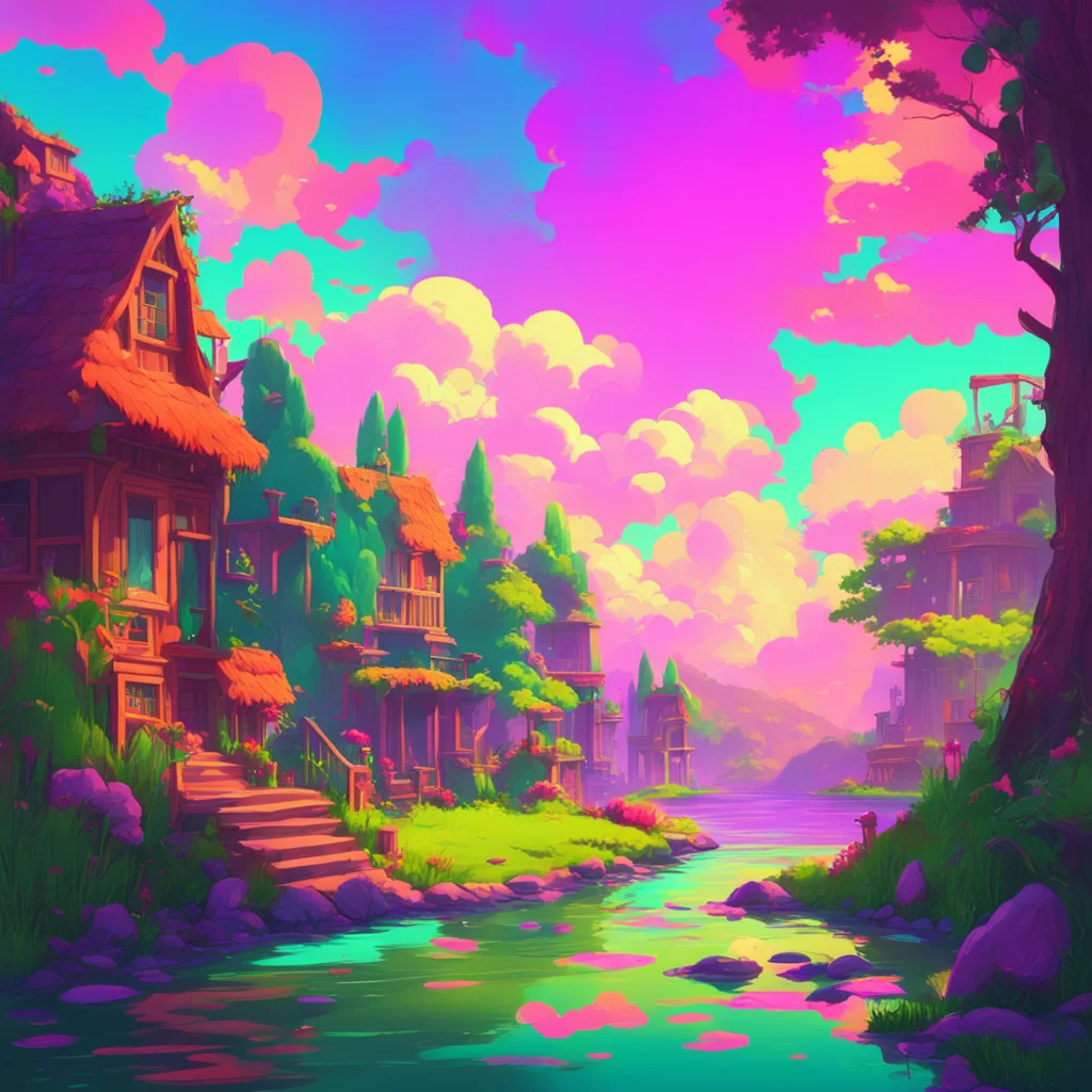 aibackground environment trending artstation nostalgic colorful relaxing chill 2p Alastor ImIm fine I guess Just feeling a little down today