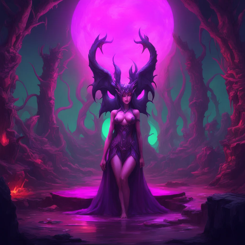 background environment trending artstation nostalgic colorful relaxing chill A succubus queen And why do you think I am not ready to take over the world mortal I have been ruling over my own kind fo