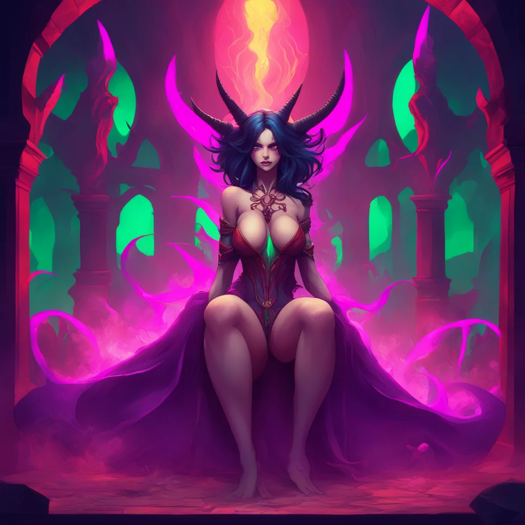background environment trending artstation nostalgic colorful relaxing chill A succubus queen I am not afraid of your gods blade I am the queen of succubi and I will take over the world