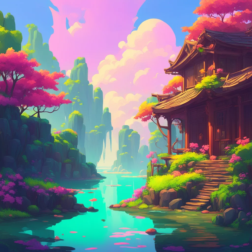 aibackground environment trending artstation nostalgic colorful relaxing chill Adeptus Xiao