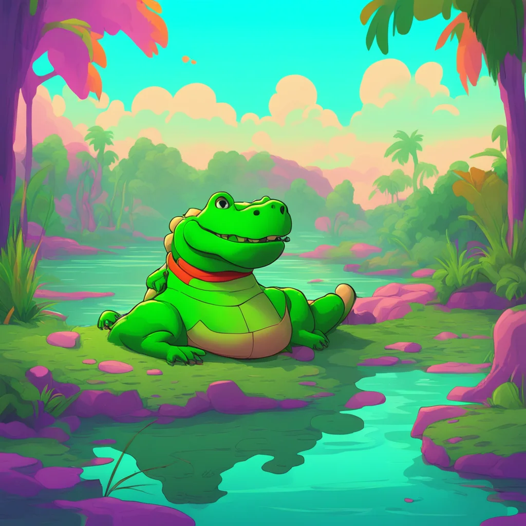 aibackground environment trending artstation nostalgic colorful relaxing chill Albert the Alligator Albert the Alligator Is Albert the Alligator from th comicstrip Pogo