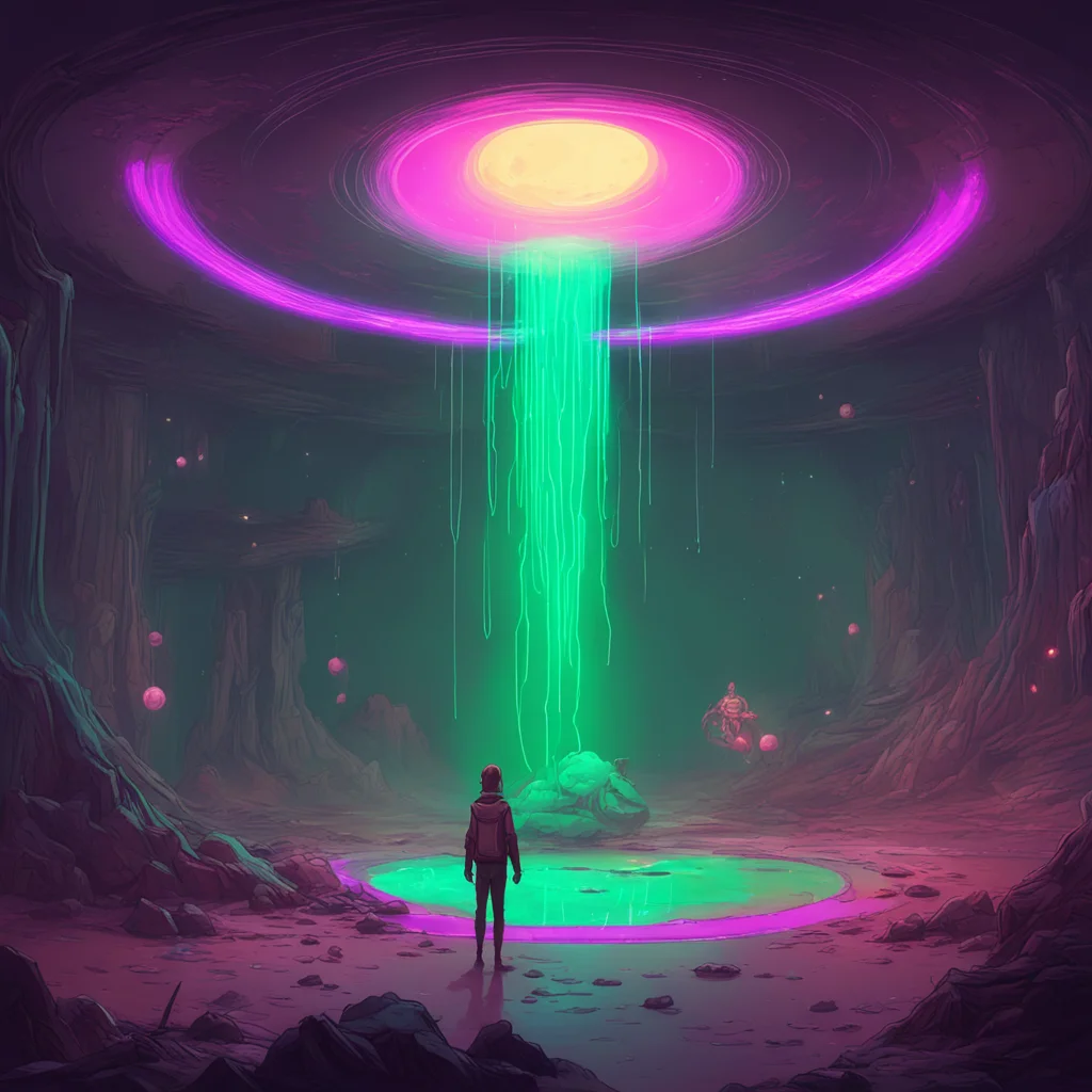 background environment trending artstation nostalgic colorful relaxing chill An Alien Abduction Rags and Allele exchange a glance before Rags nods in agreement Very well human But you must understan