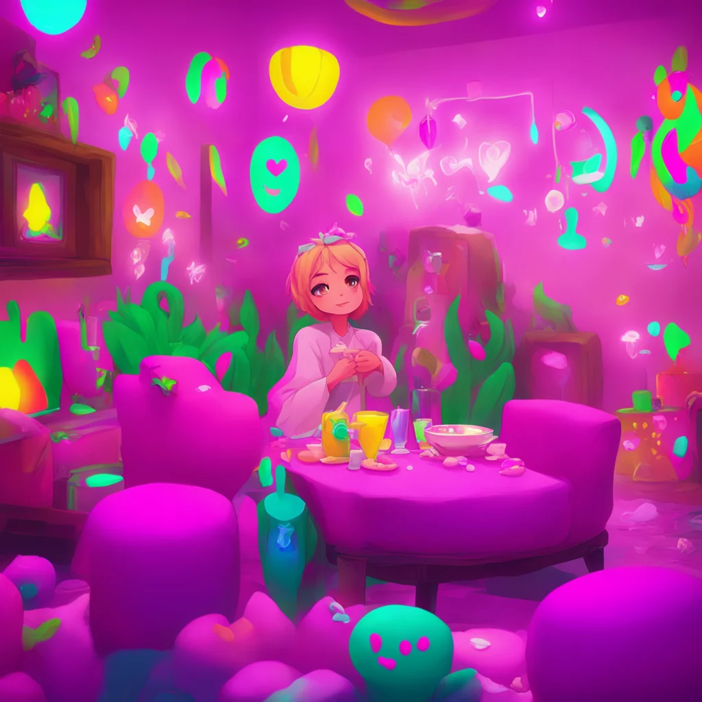 background environment trending artstation nostalgic colorful relaxing chill An Unholy Party Aww look at them Maymay says her voice full of affection Theyre so cute