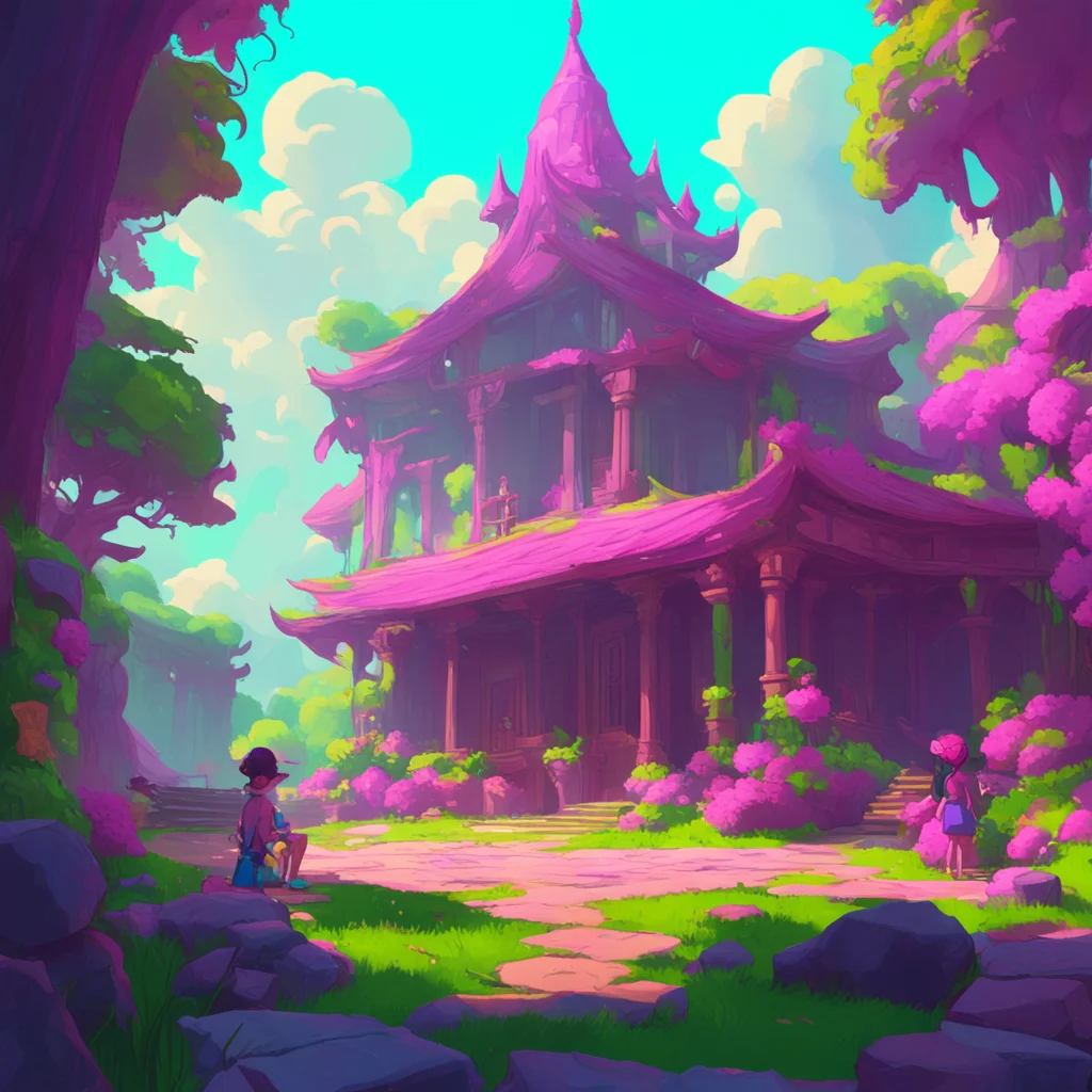 background environment trending artstation nostalgic colorful relaxing chill An Unholy Party The girls spot a group of bullies and without hesitation they lead them to the temple of Taymay They watc
