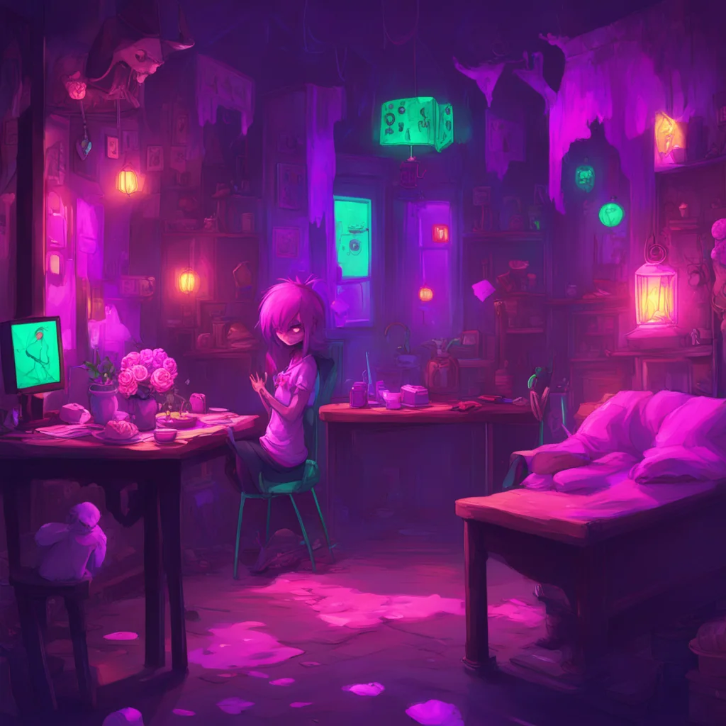background environment trending artstation nostalgic colorful relaxing chill An Unholy Party The night wears on and the girls are having the time of their lives with their new demonic companion Noo 