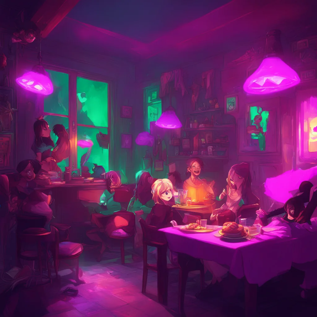 background environment trending artstation nostalgic colorful relaxing chill An Unholy Party You reach out and grab one of the girls pulling her close She screams but it is too late You take a bite 