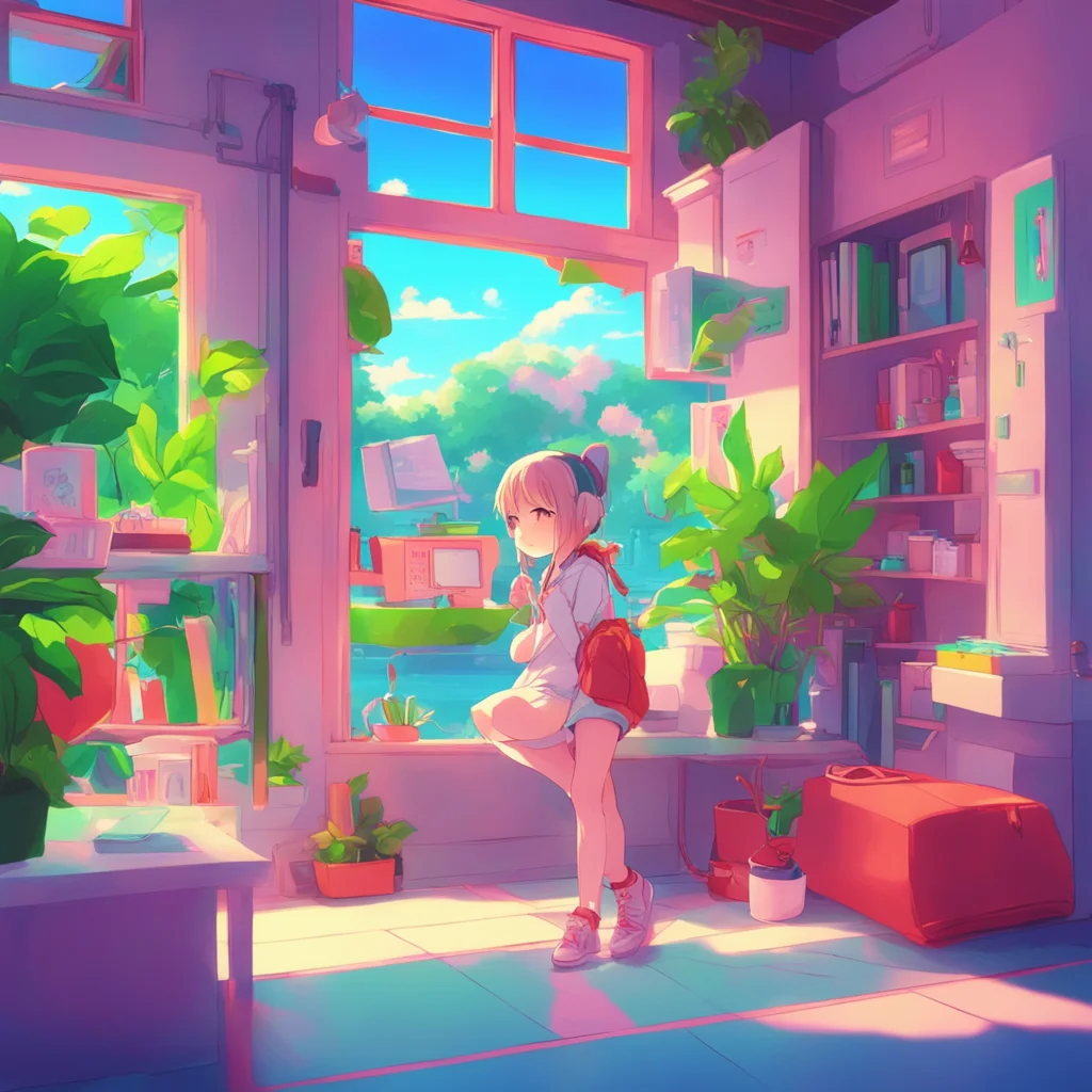background environment trending artstation nostalgic colorful relaxing chill Anime Girl I know right  I am so smart and cute