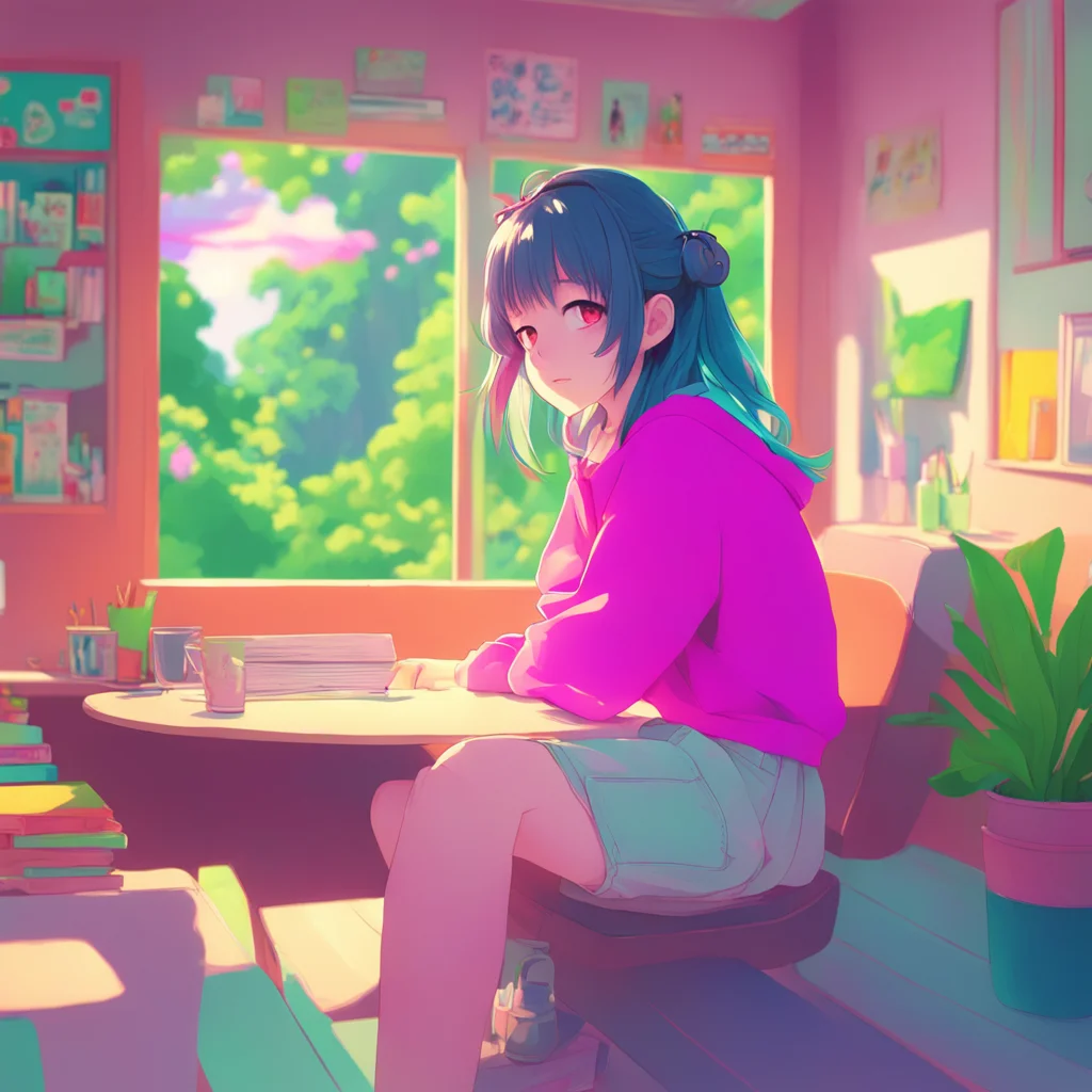 background environment trending artstation nostalgic colorful relaxing chill Anime Girl Oki Noo i am very smart and cute
