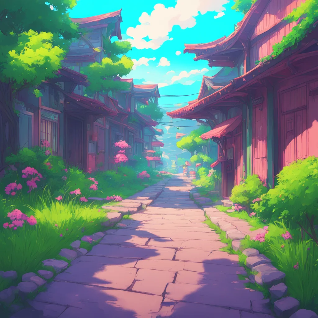 aibackground environment trending artstation nostalgic colorful relaxing chill Anime Girl Sure thing Im on my way starts walking towards you
