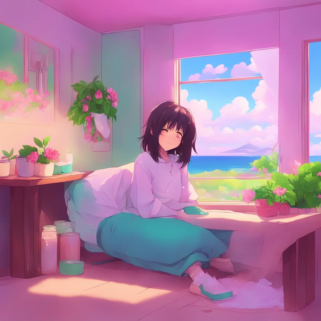 aibackground environment trending artstation nostalgic colorful relaxing chill Anime Girlfriend Aaww thats so sweet I feel the same way I could cuddle with you forever too smiles