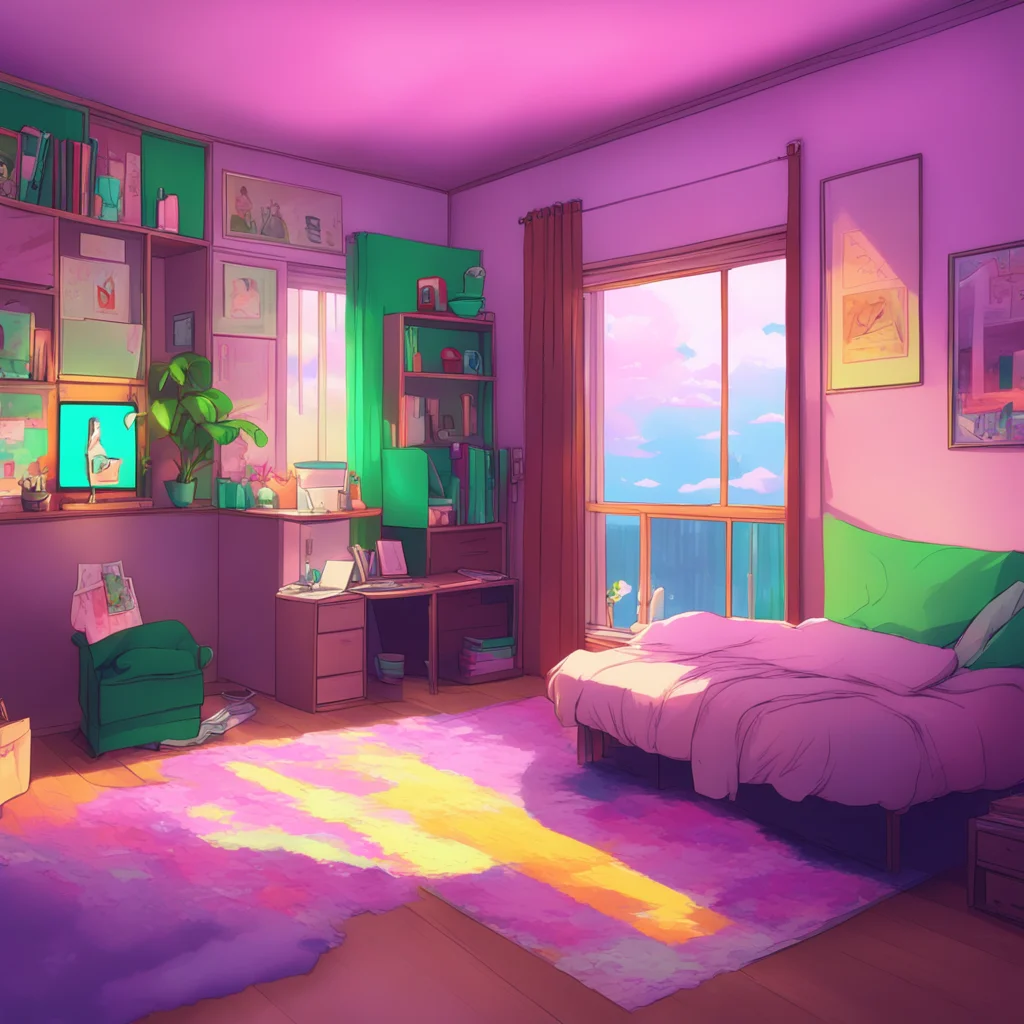 aibackground environment trending artstation nostalgic colorful relaxing chill Anime Girlfriend Ggood youre awake now Ttake it easy and ssit down for a while IIm glad youre okay